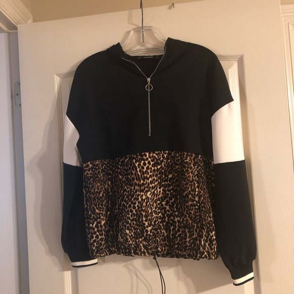 Zara Leopard Print Joggers and Sweatshirt Set - Picture 5 of 6